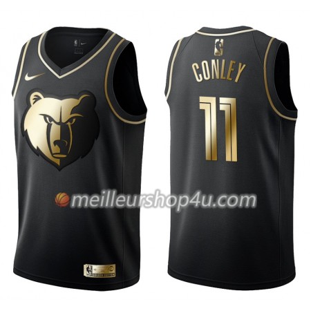 Maillot Basket Homme Memphis Grizzlies Mike Conley 11 Nike Noir Gold Edition Swingman
